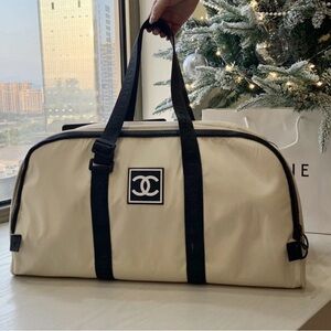 CHANEL GWP Duffle VIP Gym Bag Double